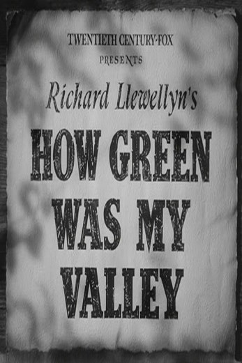 دانلود فیلم How Green Was My Valley 1941