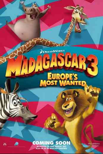 دانلود فیلم Madagascar 3: Europes Most Wanted 2012 دوبله فارسی