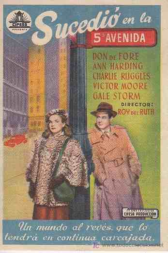 دانلود فیلم It Happened on Fifth Avenue 1947